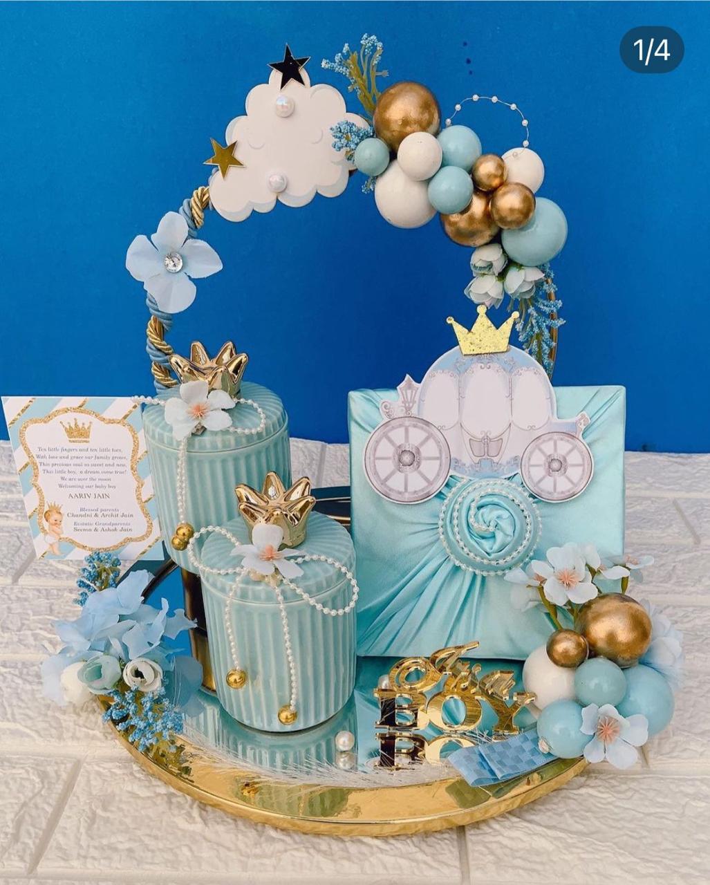 Royal Prince Birth Announcement Hamper