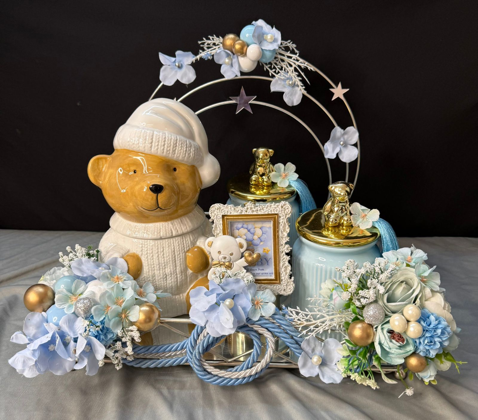 Dreamy Teddy Birth Announcement Hamper