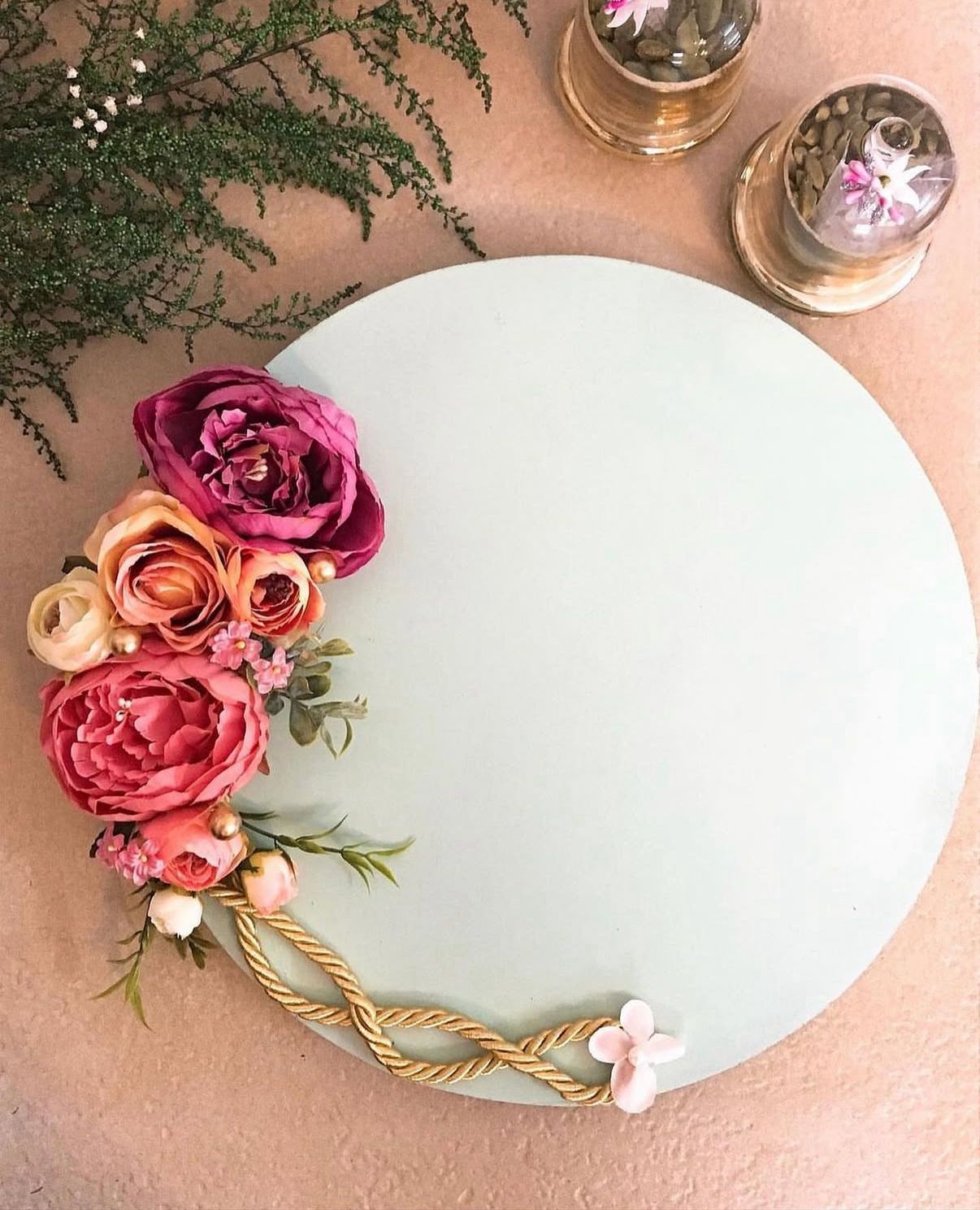 Jewel Bloom Artisan Decorative Platter (Price Per Piece)