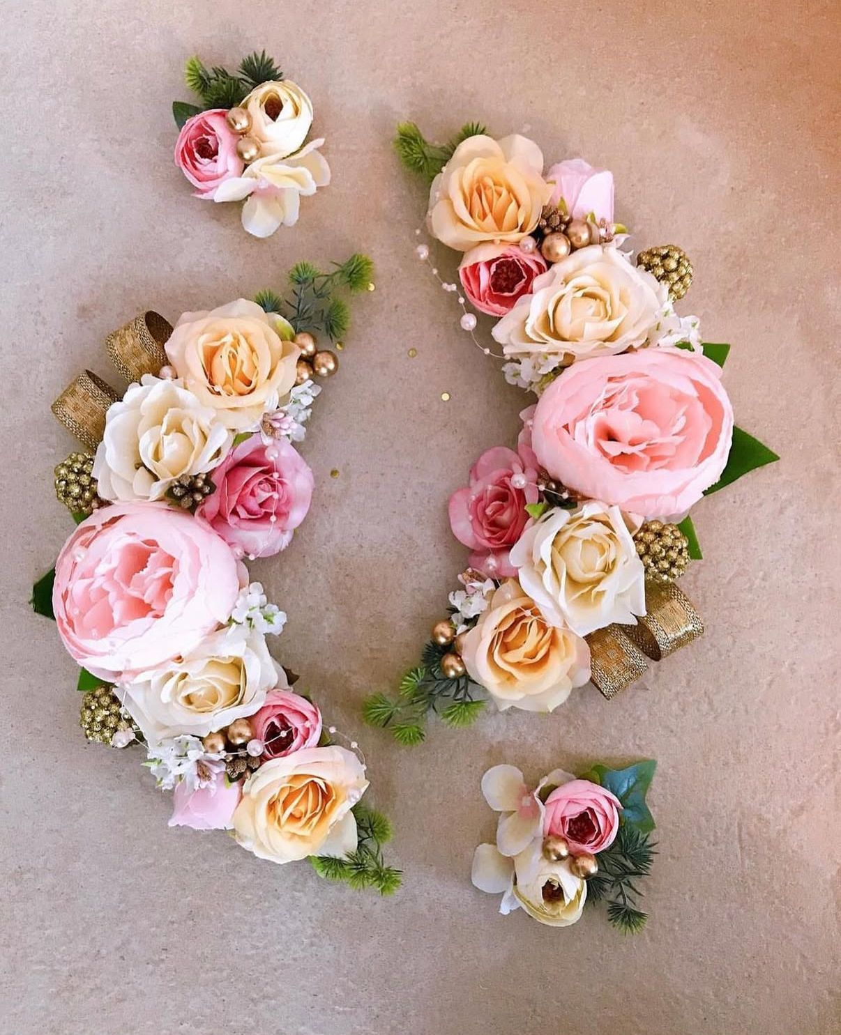 Blushing Romance Bespoke Trousseau Floral (Price Per Piece)