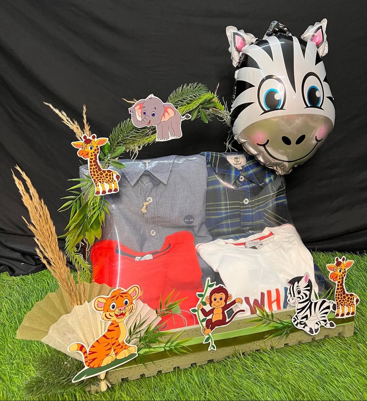Wild Adventure Safari Themed Kids' Clothing Hamper