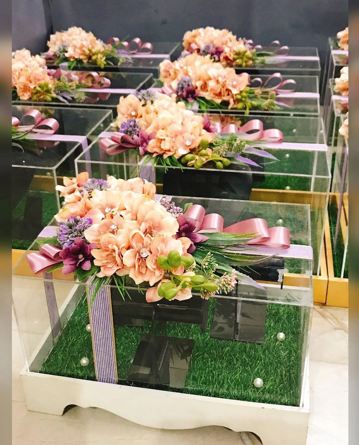 Bridal Bloom Elegant Jewellery Trousseau Boxes (12x12)