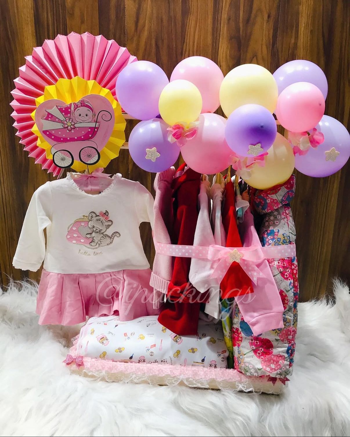 Welcome Little Princess Baby Girl Clothing Trousseau