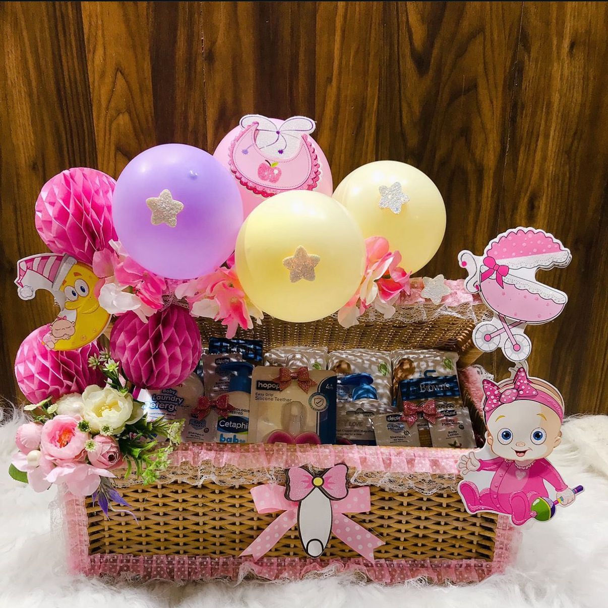 Ultimate Baby Girl Essentials Gift Basket