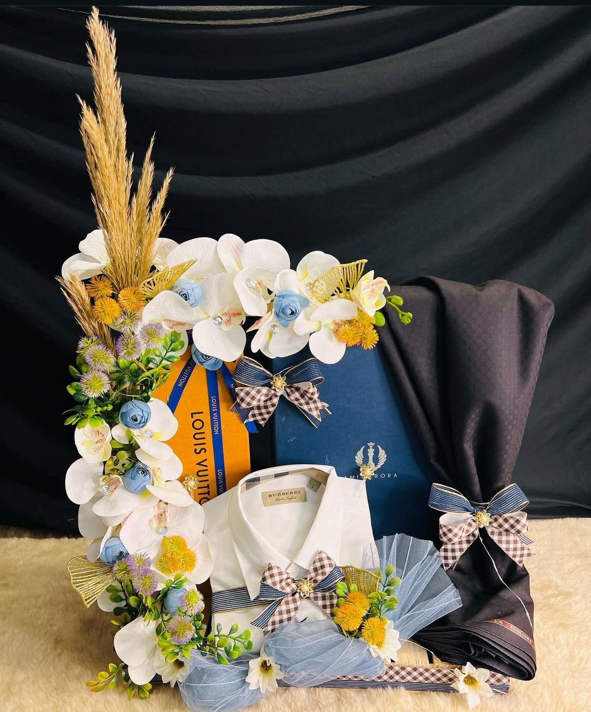 The Sophisticated Men's Luxury Trousseau Arrangement