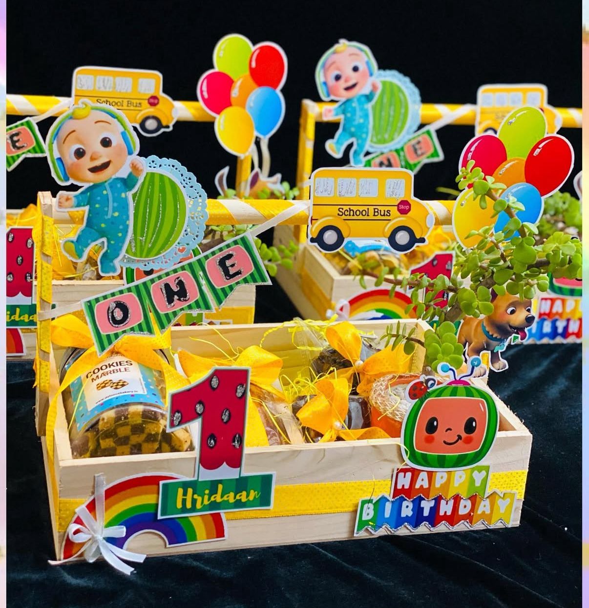 Watch Me Grow Personalized  1st Birthday Hamper
