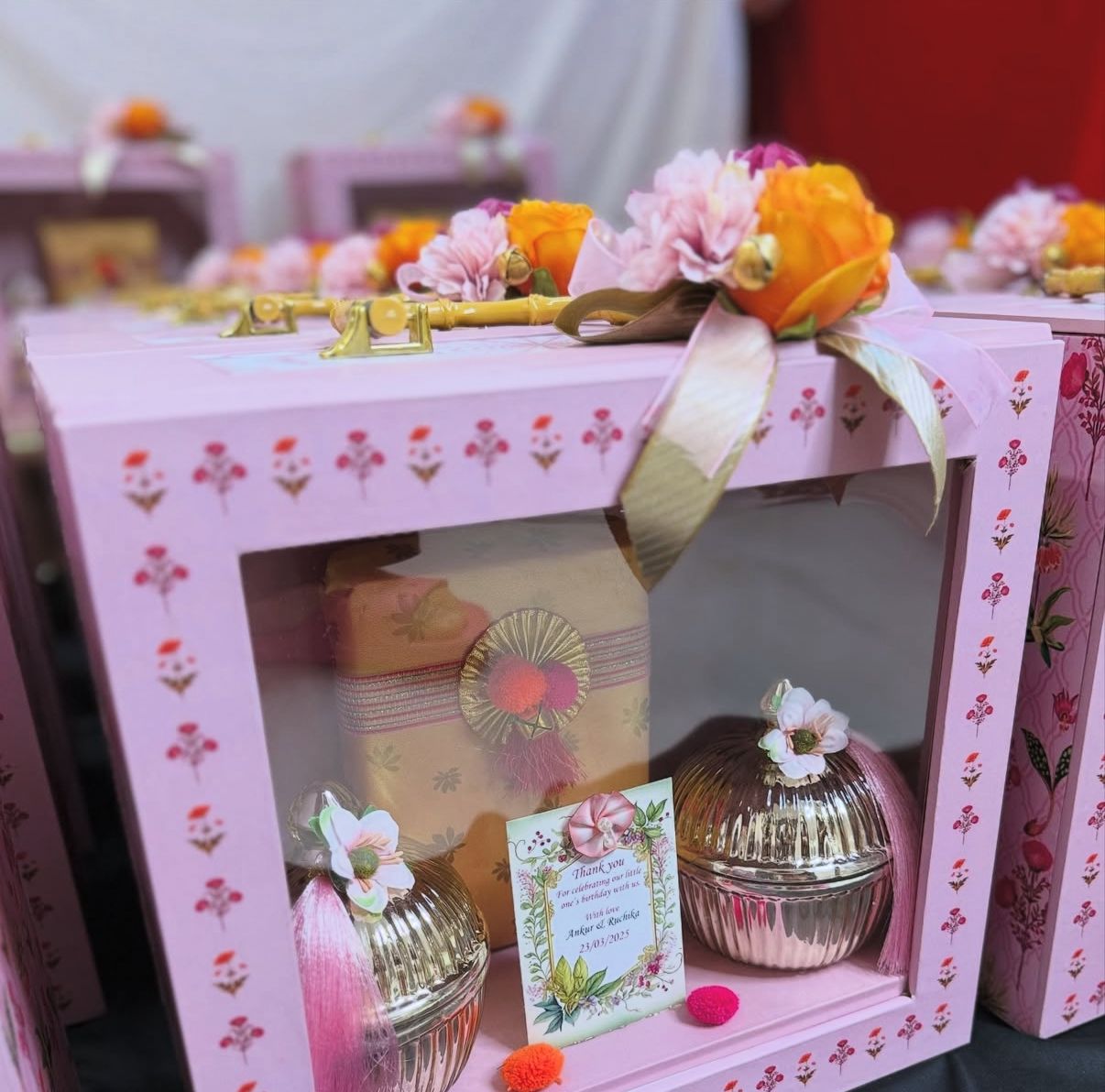 Elegant Mithai & Dry Fruit Wedding Return Favors