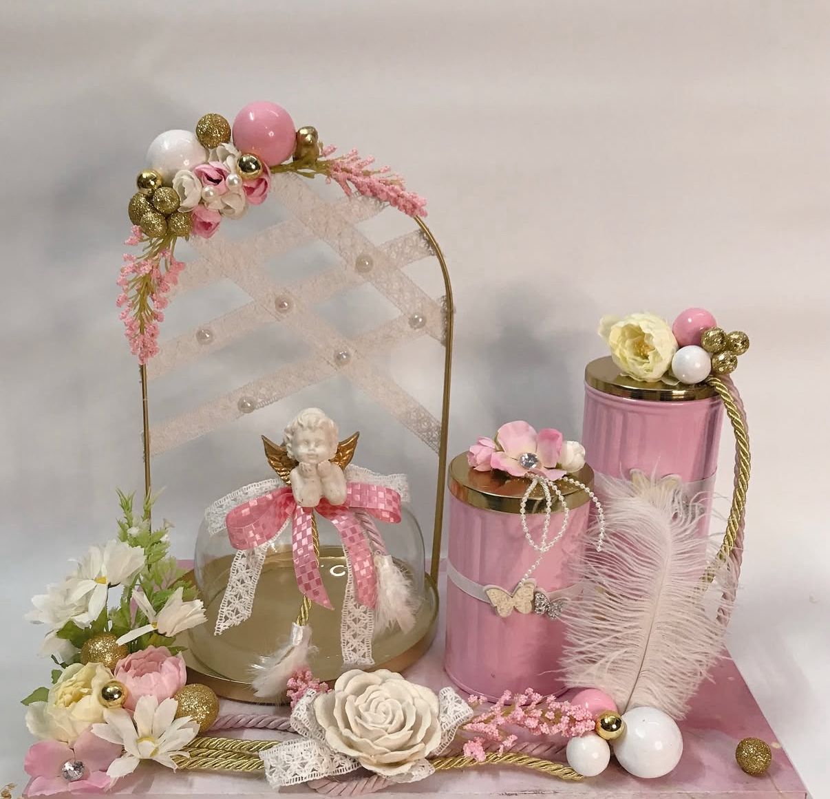 Heaven Sent Angelic Baby Announcement Gift Set