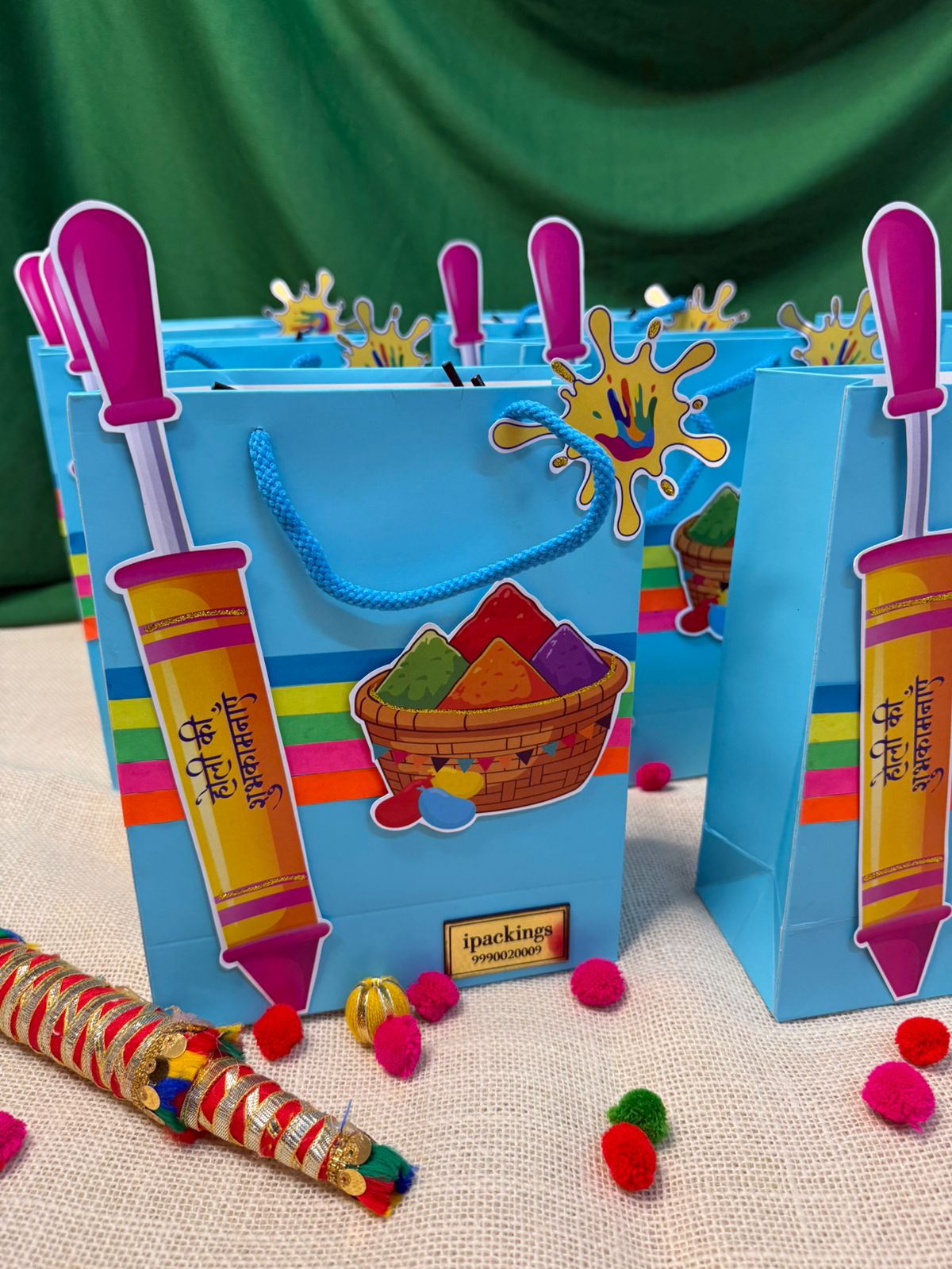 Happy Holi Festive Gift Bags